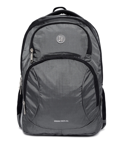 

EUME Unisex Grey Solid Backpack