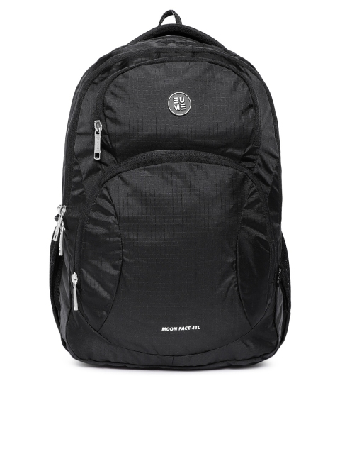 

EUME Unisex Black Solid Backpack