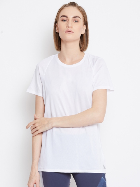 

Reebok Women White One Series Smartvent Training T-Shirt