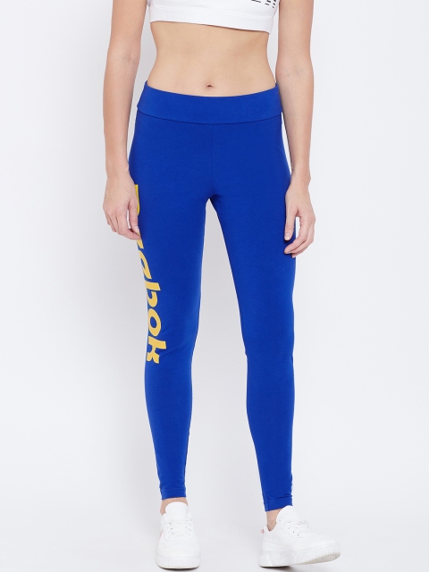 

Reebok Classic Women Blue Solid Tights