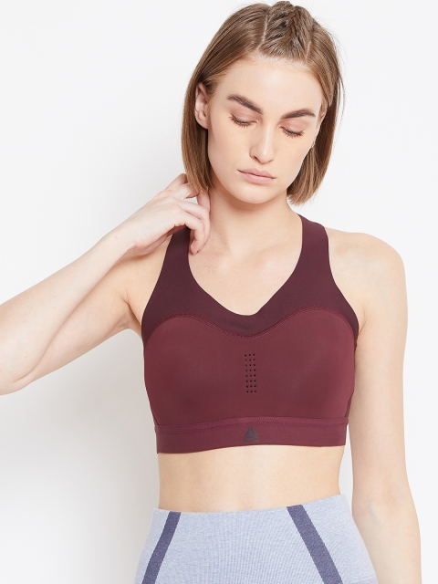 

Reebok Women Maroon PureMove Studio Bra EB8181