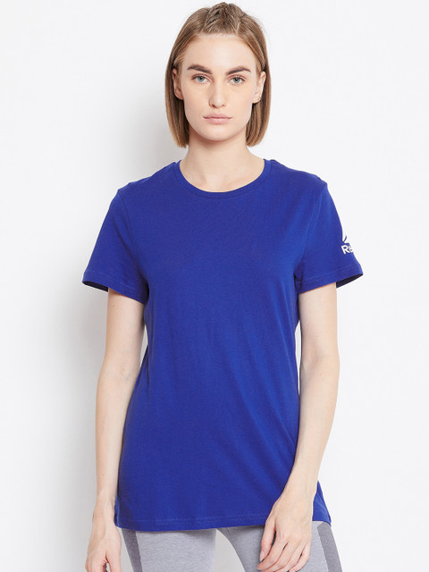 

Reebok Women Blue Workout Ready COMM Training T-Shirt