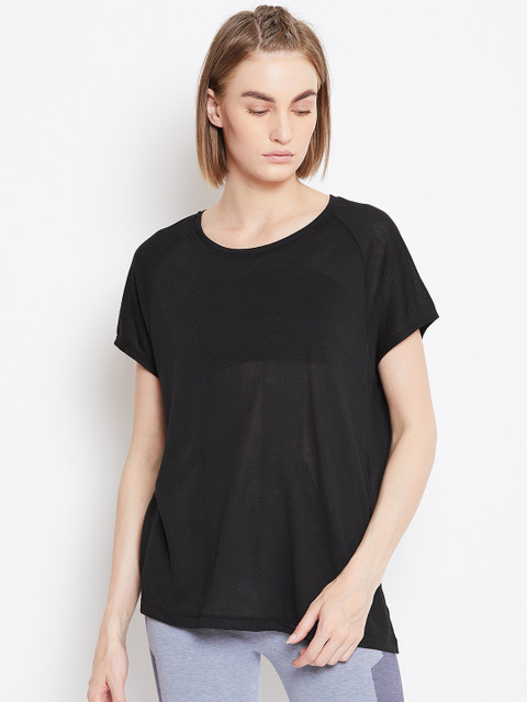 

Reebok Women Black One Series BO Training T-Shirt