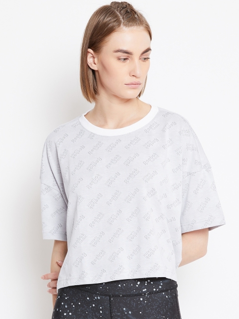 

Reebok Classic Women Grey Classic Print T-Shirt