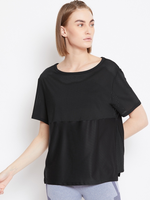 

Reebok Women Black One Series Performance Training T-Shirt