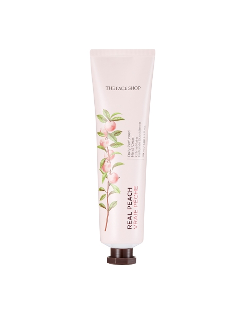 

The Face Shop Unisex Daily Perfume Hand Cream - Real Peach 30 ml, Pink