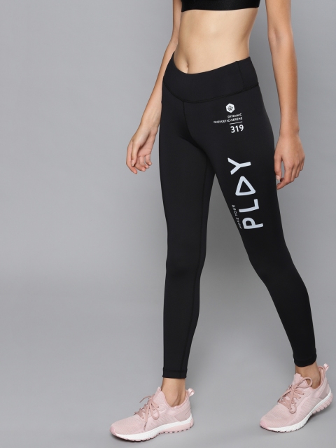 

Cultsport Women Black Fly Dry Solid Running Tights