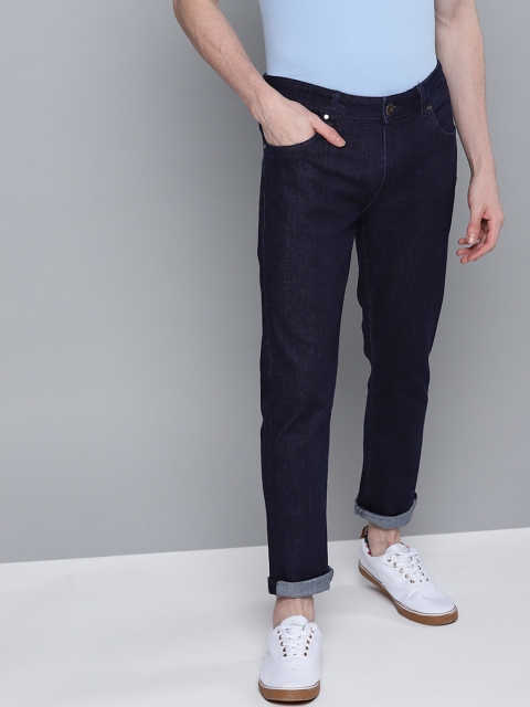 

Mast & Harbour Men Navy Blue Skinny Fit Mid-Rise Clean Look Stretchable Jeans