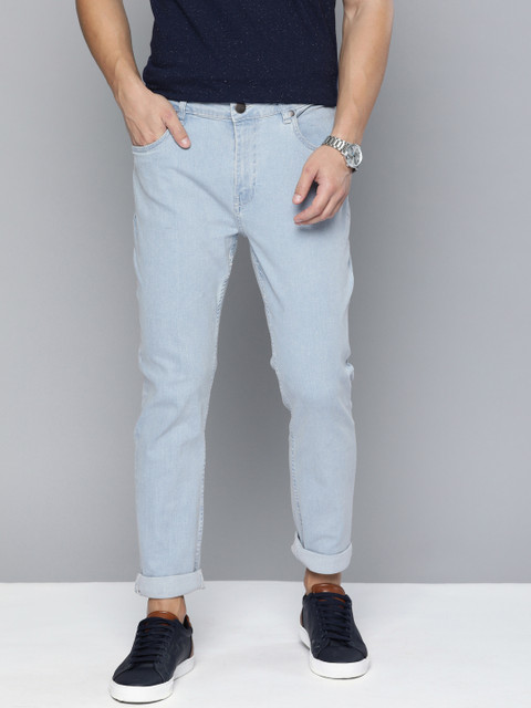 

Mast & Harbour Men Blue Skinny Fit Mid-Rise Clean Look Stretchable Jeans