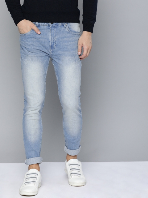 

Mast & Harbour Men Blue Skinny Fit Mid-Rise Clean Look Stretchable Jeans