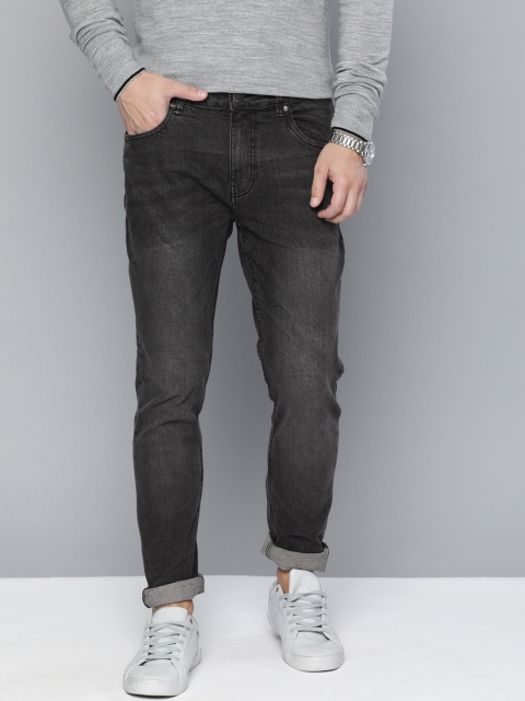 

Mast & Harbour Men Black Skinny Fit Mid-Rise Clean Look Stretchable Jeans