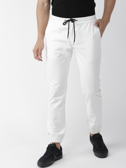 

Hubberholme Men White Slim Fit Solid Joggers