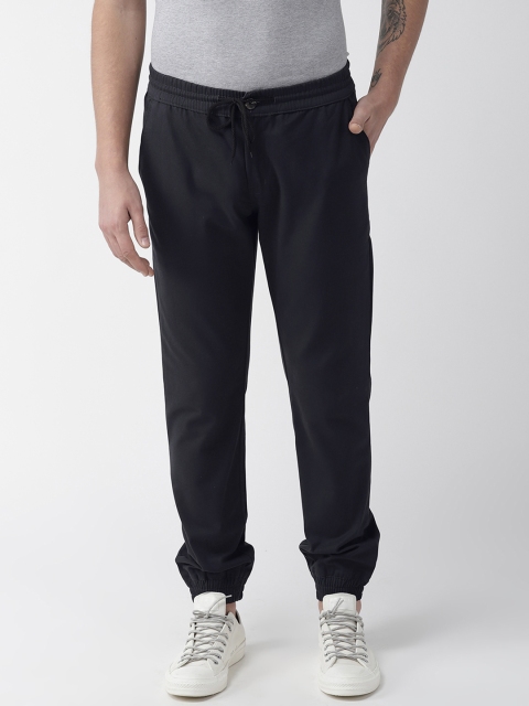 

Hubberholme Men Navy Blue Slim Fit Solid Joggers