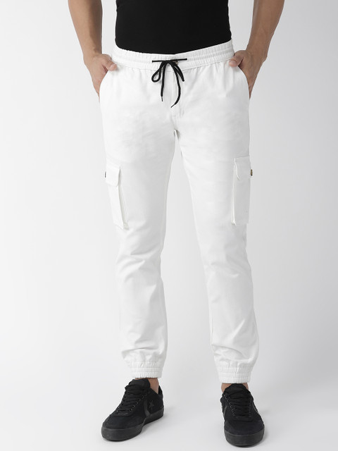 

Hubberholme Men White Slim Fit Solid Joggers