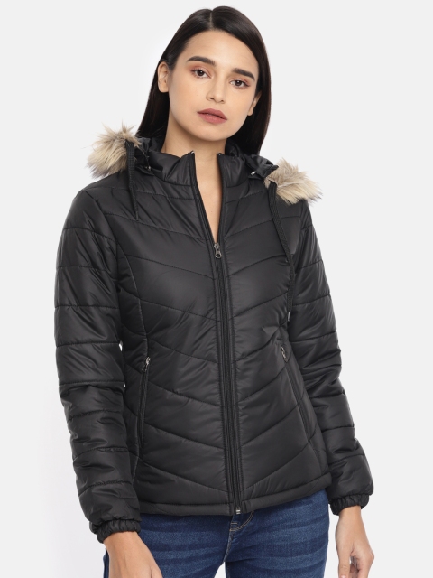 

Foreign Culture By Fort Collins Women Black Solid Jacket