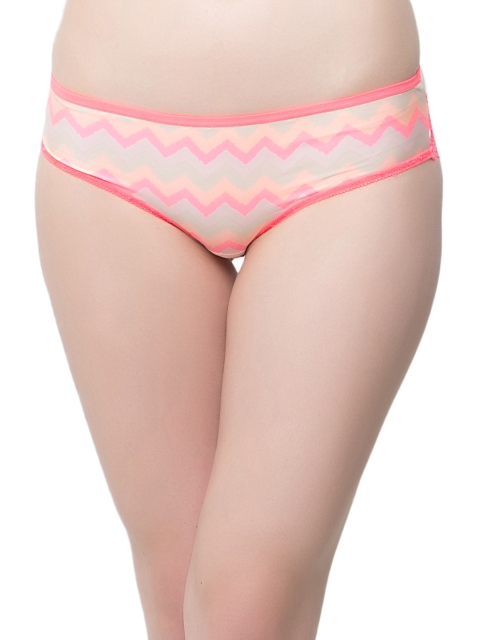 

Clovia Pink Printed Bikini Briefs PN0397P22