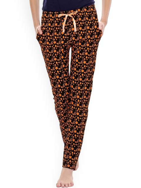 

Clovia Black Printed Lounge Pants NS0432P