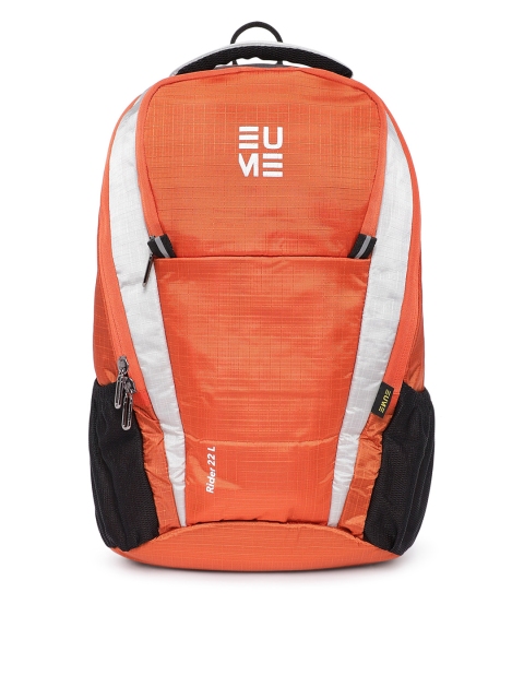 

EUME Unisex Orange Solid Backpack