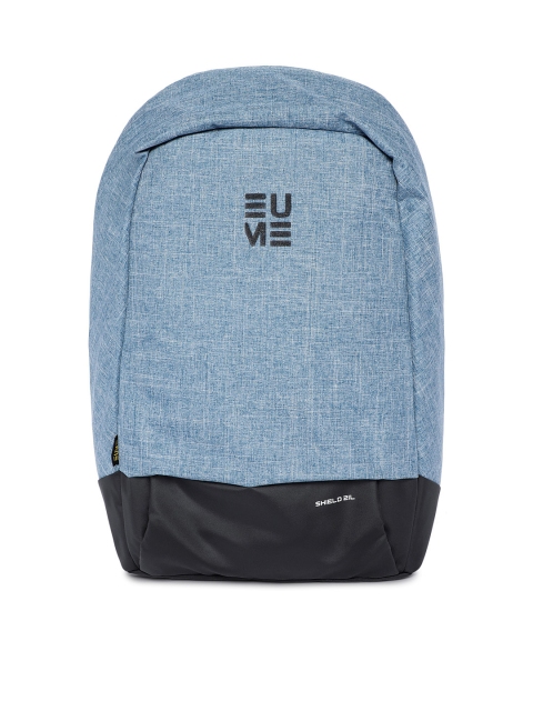 

EUME Unisex Blue Solid Laptop Backpack