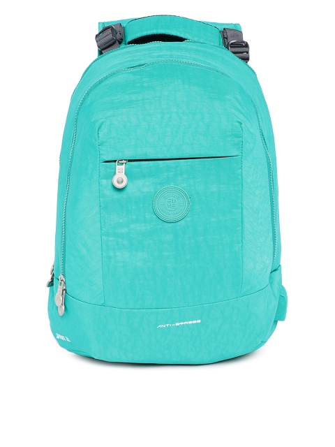 

EUME Unisex Green Solid Laptop Backpack