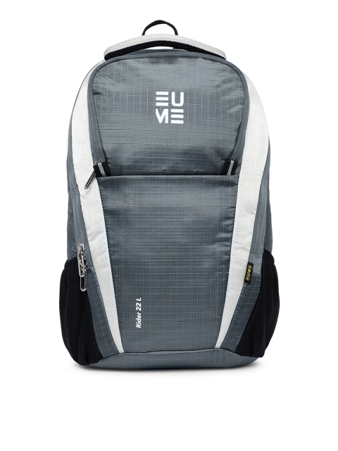 

EUME Unisex Grey Solid Backpack
