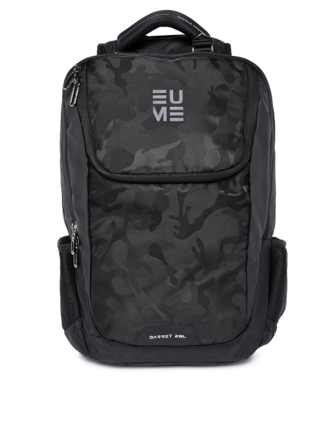 

EUME Unisex Black Solid Laptop Bag