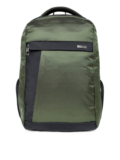 

EUME Unisex Green Solid Laptop Backpack
