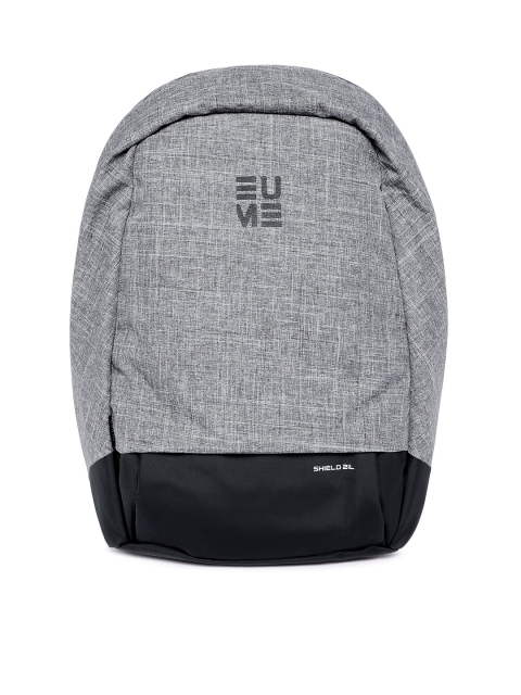 

EUME Unisex Grey Solid Laptop Backpack