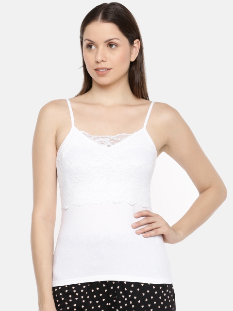 

Slumber Jill White Lace Camisole SJCM01