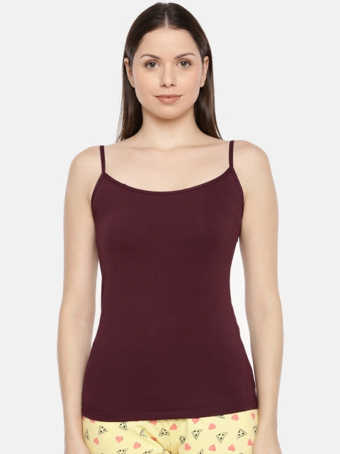 

Slumber Jill Burgundy Solid Essential Camisole SJCM20
