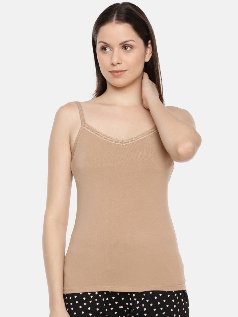 

Slumber Jill Nude Coloured Solid Bust Support Camisole SJCM12