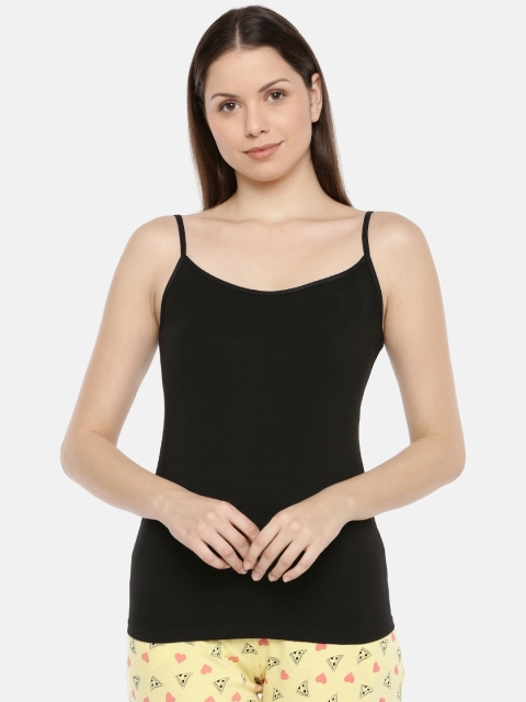 

Slumber Jill Black Solid Essential Camisole SJCM18