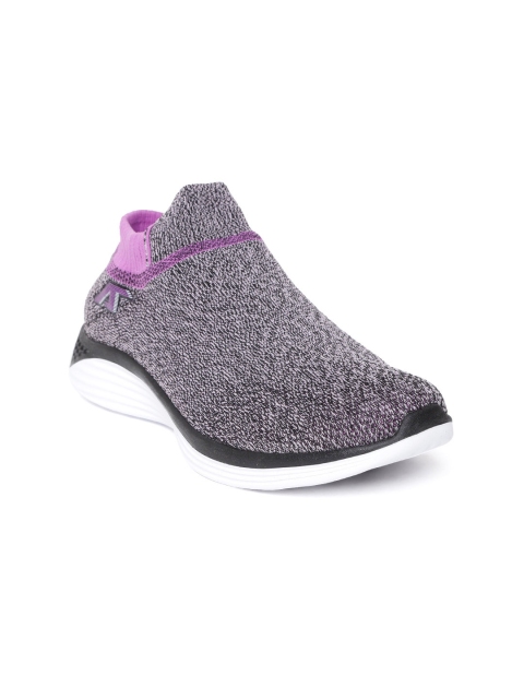 

Alcis Women Grey & Purple Walking Shoes
