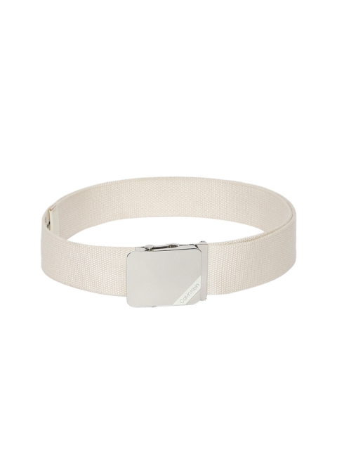 

Calvin Klein Jeans Men White Solid Belt