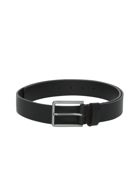 

Calvin Klein Jeans Men Black Solid Leather Belt
