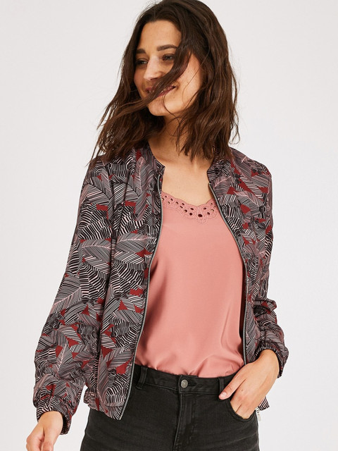 

promod Women Multicoloured Printed Jacket, Multi