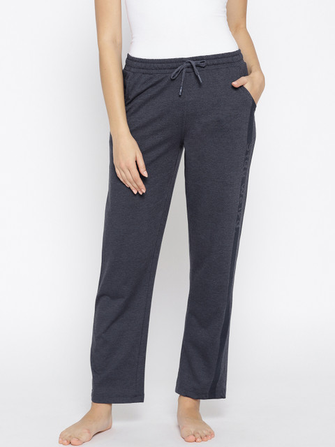 

Sweet Dreams Women Navy Blue Solid Lounge Pants