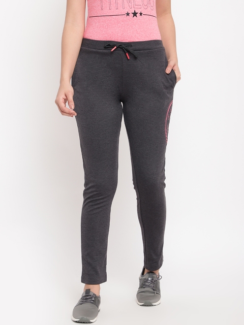 

Sweet Dreams Women Charcoal Grey Solid Track Pants