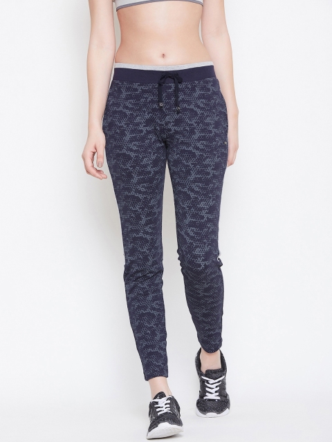 

Sweet Dreams Women Navy & Grey Printed Track Pants, Navy blue