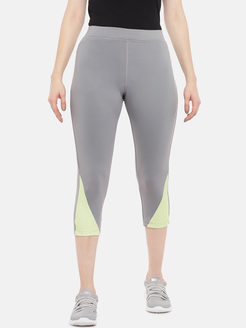 

Sweet Dreams Women Grey Polka Panel Printed Capris