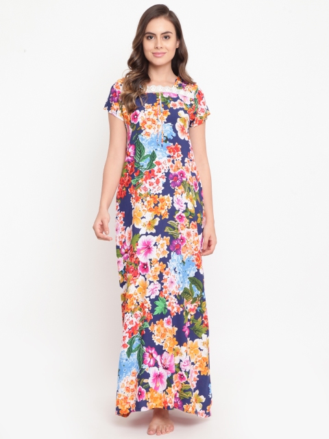 

Sweet Dreams Multicoloured Printed Maxi Nightdress, Multi
