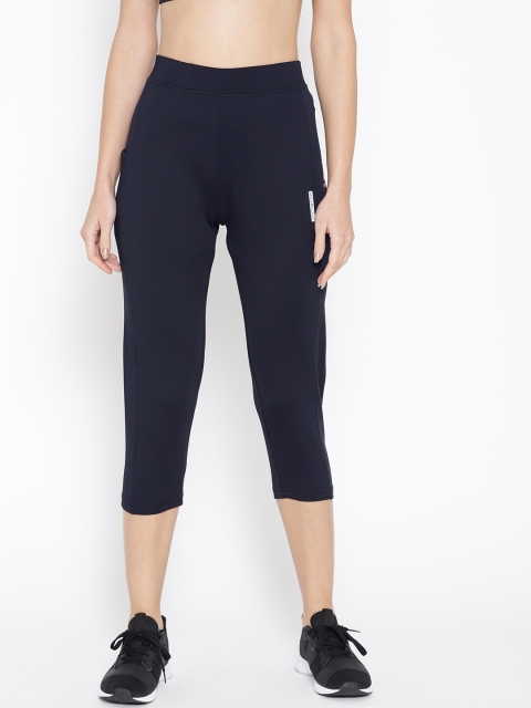 

Sweet Dreams Women Navy Blue Solid Slim Fit Workout Capris