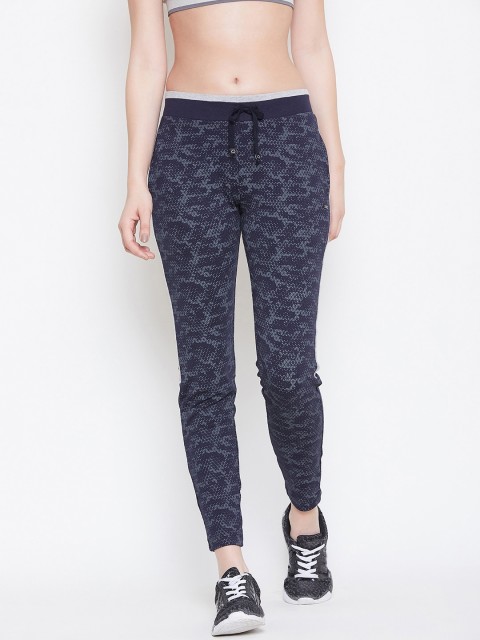 

Sweet Dreams Women Navy Blue & Grey Printed Track Pants