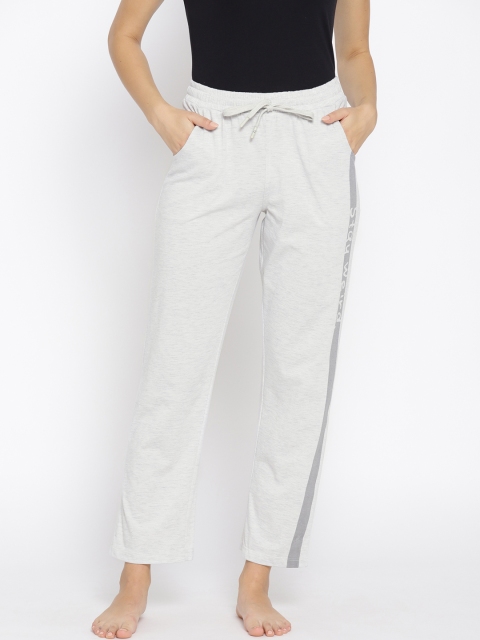 

Sweet Dreams Women Off-White Solid Lounge Pants