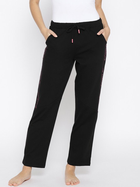 

Sweet Dreams Women Black Solid Lounge Pants