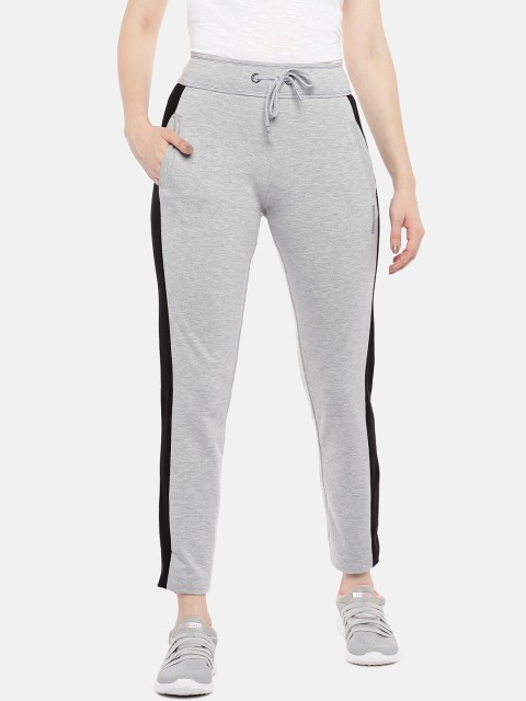 

Sweet Dreams Women Grey Melange & Black Solid Track Pants