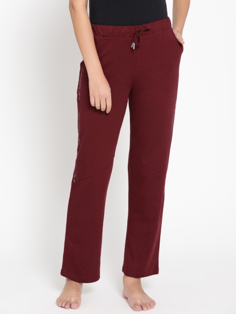 

Sweet Dreams Women Maroon Solid Lounge Pants