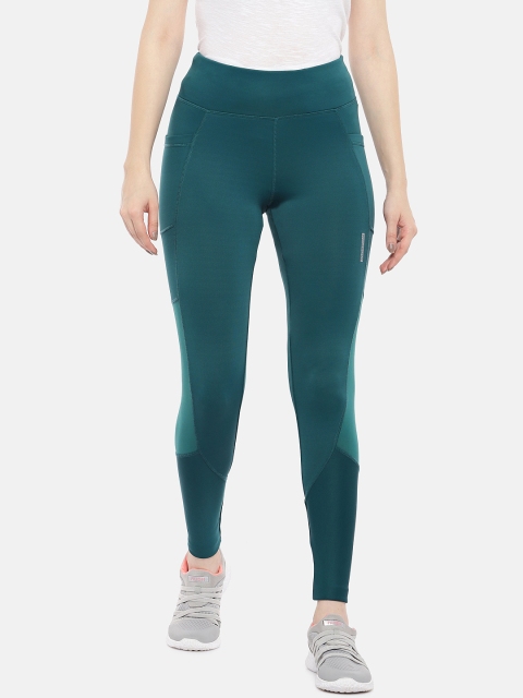 

Sweet Dreams Women Teal Green Solid Tights