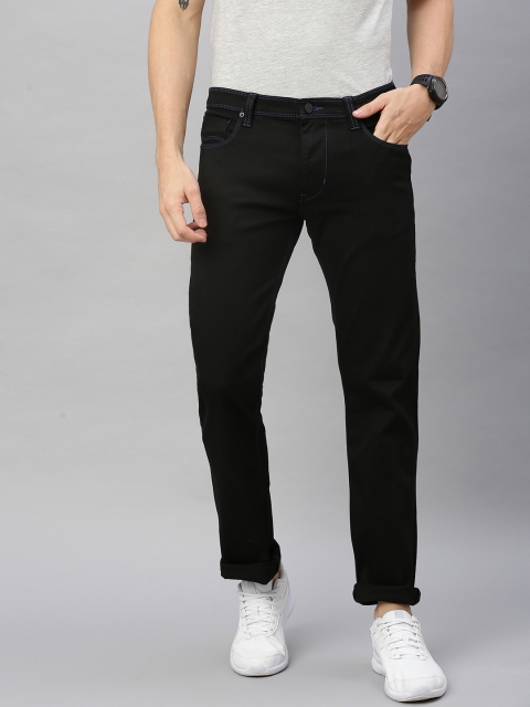 

Lee Men Black Powell Slim Fit Mid-Rise Clean Look Stretchable Jeans