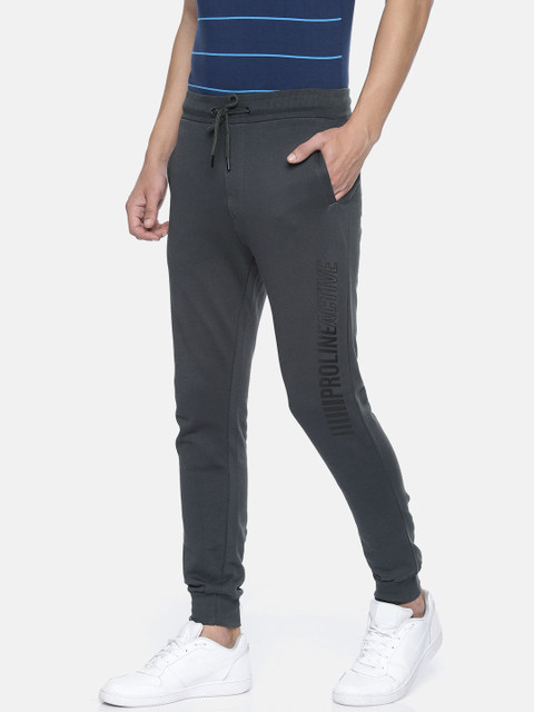 

Proline Active Men Charcoal Grey Regular Fit Solid Track Pants